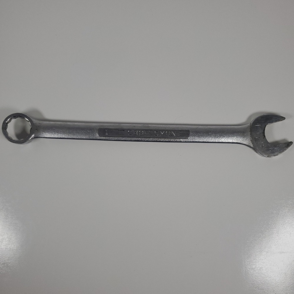 Vintage Craftsman 1" Combination Wrench 12 Point V Series 44705 USA